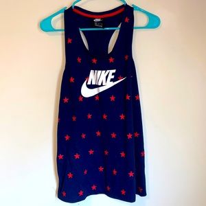 Nike Tank Medium Navy & Red Stars